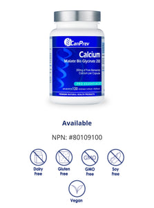 CanPrev Calcium Malate Bisglycinate 120's