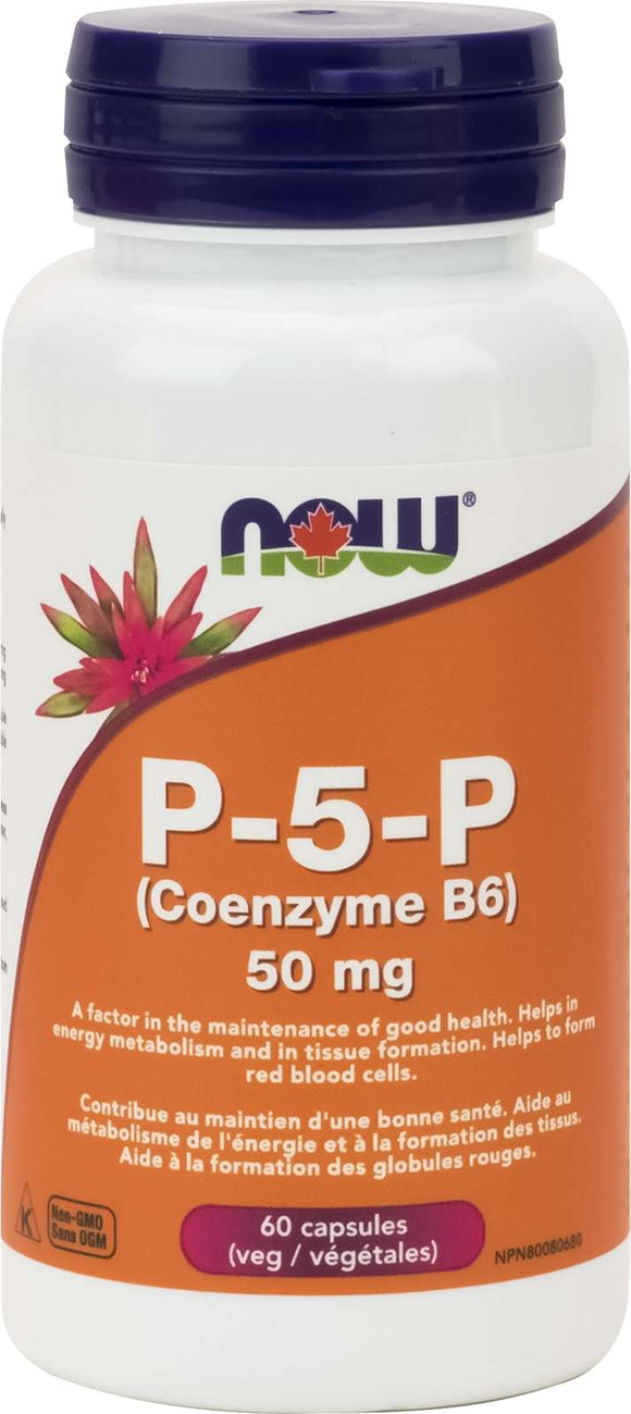 P-5-P Coenzyme-B6 50mg with Mg Bisglycinate 60vcap