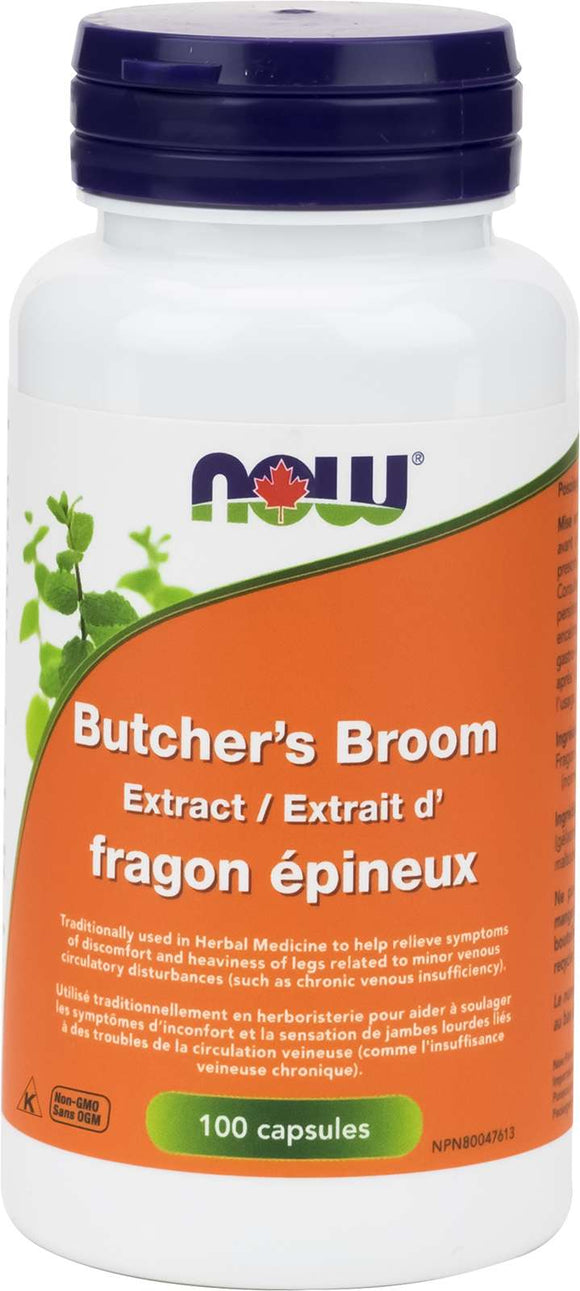 Butcher's Broom 100mg 10% 5:1 Ext 100cap