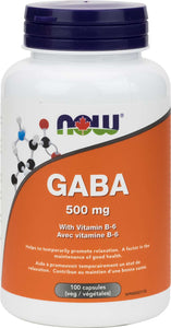 GABA  500mg + B-6 100vcap