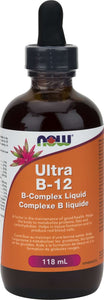 Liquid B-12, Ultra B-Complex (5,000mcg) 118mL